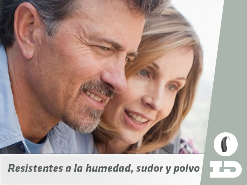 Audifonos resistentes a la humedad, sudor y polvo