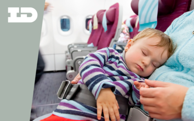 El oído de los niños y los viajes en avión